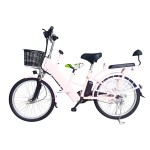 24 inch parent-child three-seater lithium electric bicycle with Bluetooth speaker 350w brushless with gear motor strong power